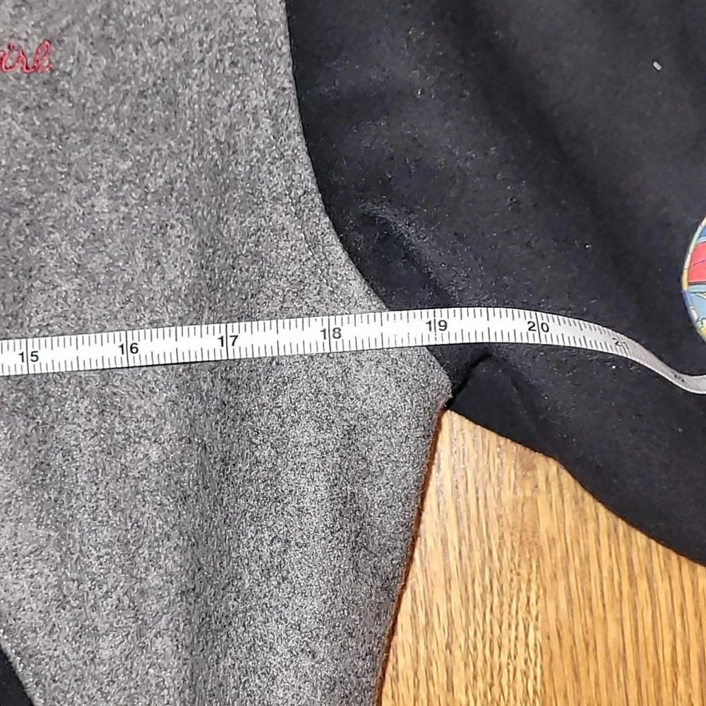 American Girl Small Varsity Letterman jacket embroidery Mallory star gray LOT N - Picture 7 of 10